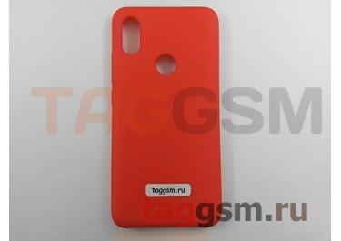 Задняя накладка для Xiaomi Redmi S2 (силикон, оранжевая), ориг