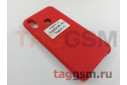 Задняя накладка для Huawei P20 Lite (силикон, красная), ориг