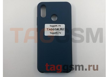 Задняя накладка для Huawei P20 Lite (силикон, синяя), ориг