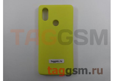 Задняя накладка для Xiaomi Mi 8 SE (силикон, лимонная), ориг
