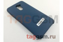 Задняя накладка для Xiaomi Pocophone F1 (силикон, синяя), ориг