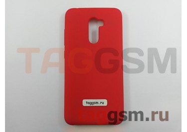 Задняя накладка для Xiaomi Pocophone F1 (силикон, красная), ориг