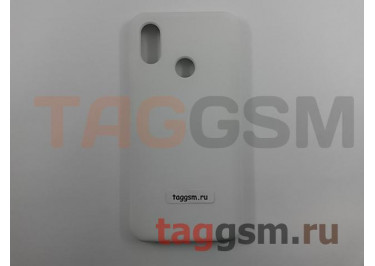 Задняя накладка для Xiaomi Mi 8 (силикон, белая), ориг