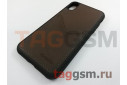 Задняя накладка для iPhone X / XS (экокожа, с карманом для карт, коричневая) Joysidea