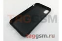 Задняя накладка для iPhone X / XS (карбон, коричневая) Joysidea