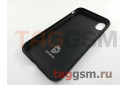 Задняя накладка для iPhone XR (экокожа, черная) Joysidea