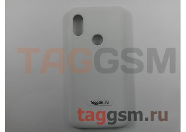 Задняя накладка для Xiaomi Redmi Note 6 (силикон, белая), ориг