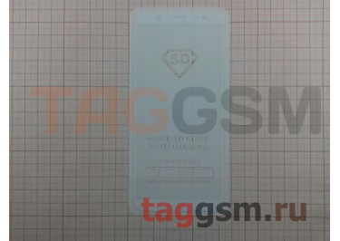 Пленка / стекло на дисплей для Samsung J8 / J810 Galaxy J8 (2018) (Gorilla Glass) 5D (белый) техпак