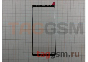 Пленка / стекло на дисплей для Samsung N960 Galaxy Note 9 (Gorilla Glass) 5D Full Glue (полное наклеивание, черный) техпак