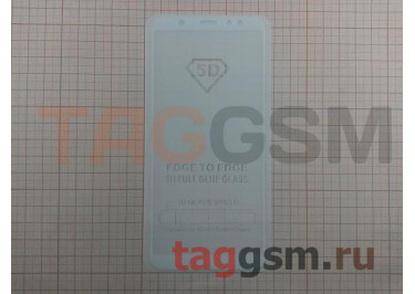 Пленка / стекло на дисплей для Samsung A6 Plus / A605F Galaxy A6 Plus (2018) (Gorilla Glass) 5D (белый) техпак