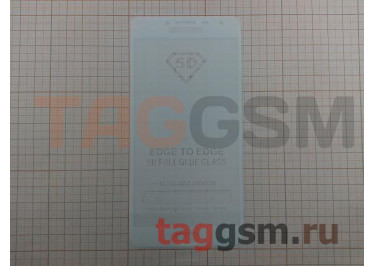 Пленка / стекло на дисплей для Samsung J4 / J400 Galaxy J4 (2018) (Gorilla Glass) 5D (белый) техпак