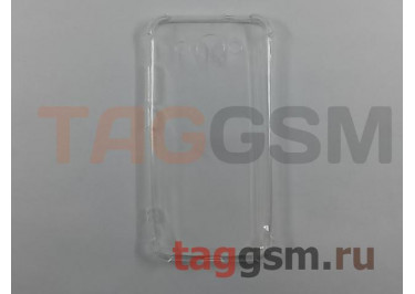 Задняя накладка для Huawei Y3 (2017) (силикон, прозрачная, (Armor series)) техпак