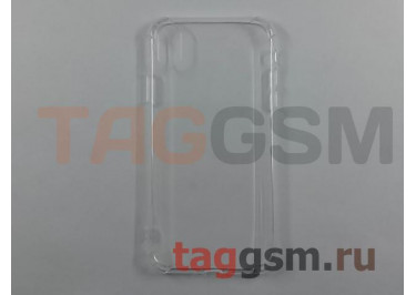 Задняя накладка для iPhone XR (силикон, прозрачная (Armor series)), техпак