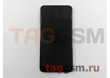 Дисплей для Samsung  SM-G970 Galaxy S10e + тачскрин + рамка (черный), ОРИГ100%