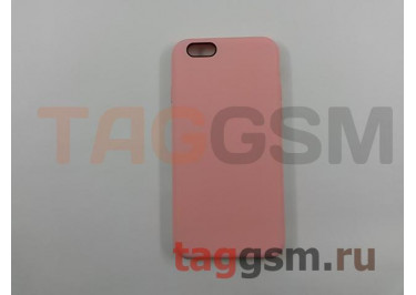 Задняя накладка для iPhone 6 / 6S (4.7") (силикон, матовая, светло-розовая) Faison