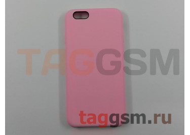 Задняя накладка для iPhone 6 / 6S (4.7") (силикон, матовая, розовая) Faison