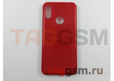 Задняя накладка для Huawei Y6 (2019) (силикон, красная (BRILLIANT)) NEYPO