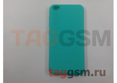 Задняя накладка для Xiaomi Redmi Go (силикон, матовая, бирюзовая (Soft Matte)) NEYPO