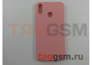Задняя накладка для Huawei Honor 8X (силикон, матовая, розовая) Faison