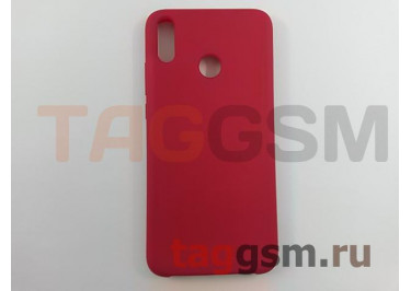 Задняя накладка для Huawei Honor 8X (силикон, матовая, бордовая) Faison