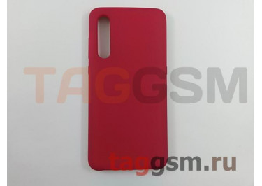 Задняя накладка для Xiaomi Mi 9 (силикон, матовая, бордовая) Faison