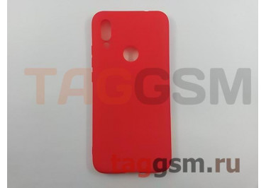 Задняя накладка для Xiaomi Redmi 7 (силикон, матовая, красная (Soft Matte)) NEYPO
