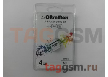 Флеш-накопитель 4Gb OltraMax 50 Mini White