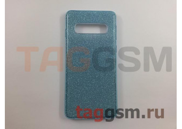 Задняя накладка для Samsung G973FD Galaxy S10 (силикон, голубая (BRILLIANT)) NEYPO