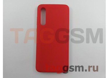 Задняя накладка для Xiaomi Mi9 (силикон, матовая, красная) Faison