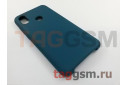 Задняя накладка для Xiaomi Mi 8 (силикон, матовая, темно-синяя) Faison