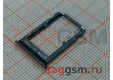 Держатель сим для Xiaomi Mi 9 / Mi 9 SE (черный)