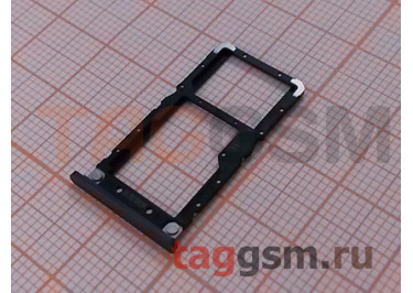 Держатель сим для Xiaomi Mi 8 Lite (черный)