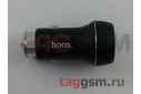 Блок питания USB (авто) на 2 порта USB 2400mA (черный) (Z7) HOCO