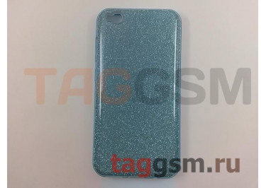 Задняя накладка для Xiaomi Redmi Go (силикон, голубая (BRILLIANT)) NEYPO