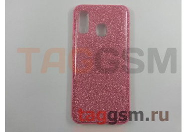 Задняя накладка для Samsung A30 / A305 Galaxy A30 (2019) (силикон, розовая (BRILLIANT)) NEYPO