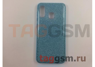 Задняя накладка для Samsung A30 / A305 Galaxy A30 (2019) (силикон, голубая (BRILLIANT)) NEYPO