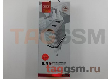 Сетевое зарядное устройство 3 выхода USB 3400mA + кабель USB - Lightning (A833) ASPOR