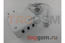 Сетевое зарядное устройство 3 выхода USB 4000mA + кабель USB - micro USB (A831) ASPOR