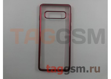 Задняя накладка для Samsung G973FD Galaxy S10 (силикон, красная (Kingdom Series)) Usams