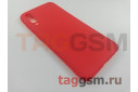 Задняя накладка для Samsung A70 / A705 Galaxy A70 (2019) (силикон, матовая, красная) техпак
