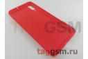 Задняя накладка для Samsung A70 / A705 Galaxy A70 (2019) (силикон, матовая, красная) техпак