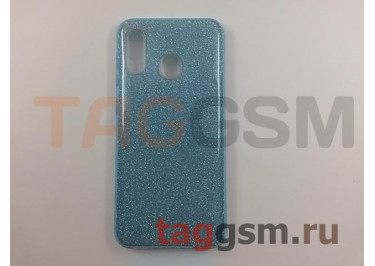 Задняя накладка для Samsung A30 / A305 Galaxy A30 (2019) (силикон, голубая (Diamond)) Faison