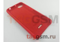 Задняя накладка для Xiaomi Redmi 6A (силикон, матовая, красная) Faison