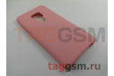 Задняя накладка для Huawei Mate 20 (силикон, матовая, розовая) Faison