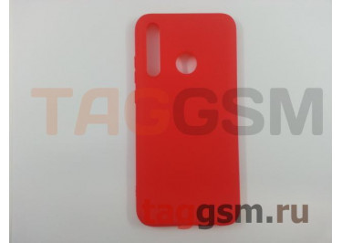 Задняя накладка для Huawei Honor 20i (силикон, матовая, красная (Soft Matte)) NEYPO