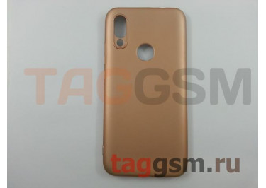 Задняя накладка для Xiaomi Redmi 7 (силикон, розовое золото (NEON)) NEYPO