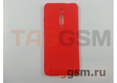 Задняя накладка для Xiaomi Mi 9T (силикон, матовая, красная (Soft Matte)) NEYPO