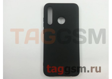 Задняя накладка для Huawei Honor 20i (силикон, матовая, черная) FINITY