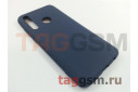Задняя накладка для Huawei Honor 20i (силикон, матовая, синяя) FINITY