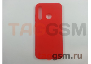 Задняя накладка для Huawei Honor 20i (силикон, матовая, красная) FINITY